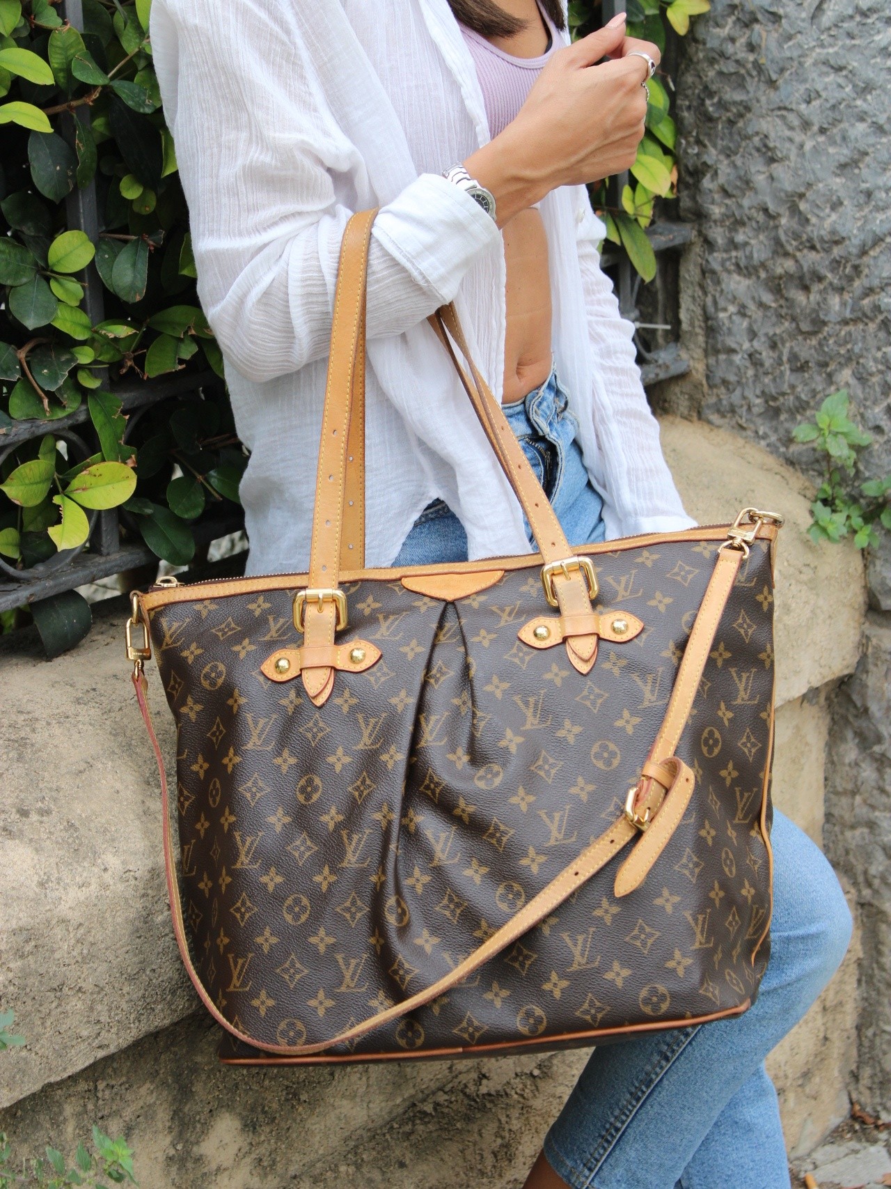 Borsa Louis vuitton Palermo GM monogram thumb
