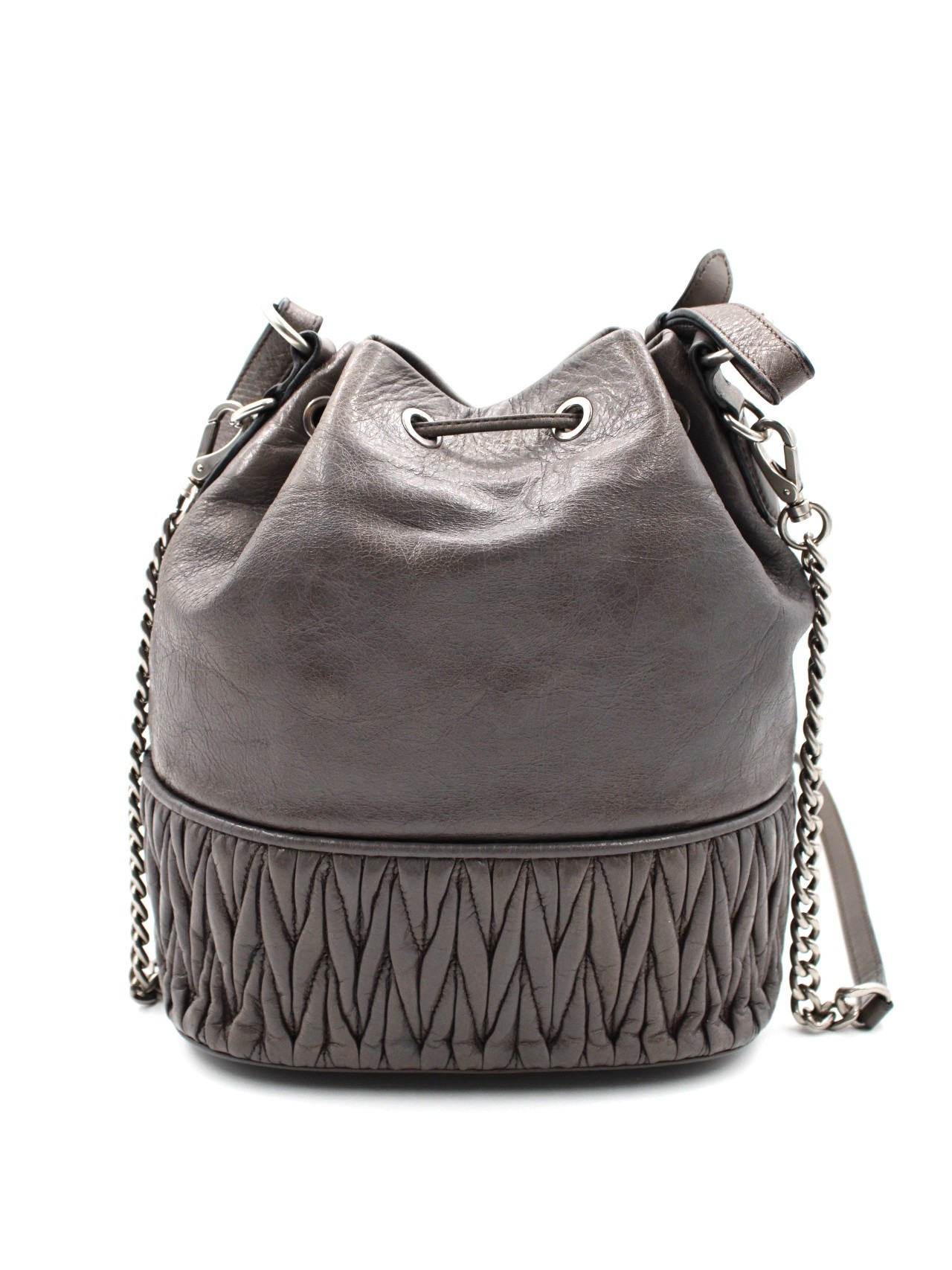 Secchiello Miu Miu in pelle thumb