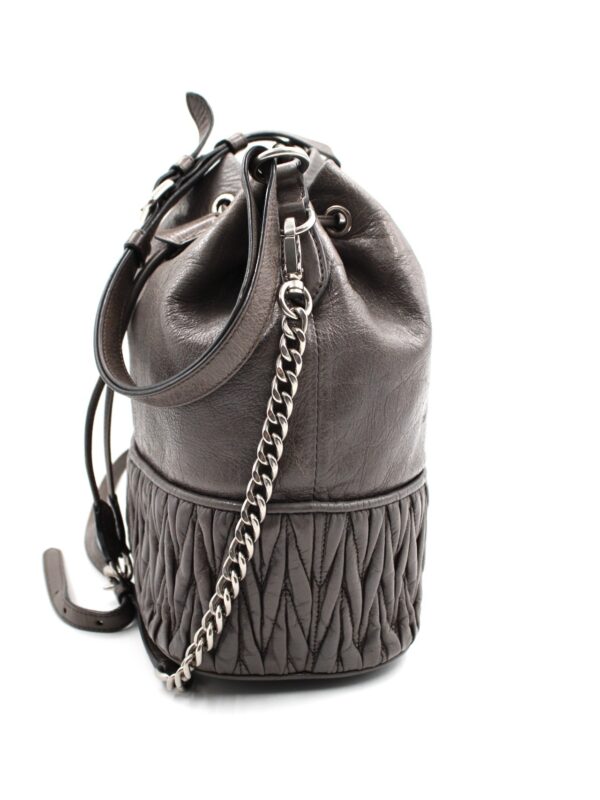 Secchiello Miu Miu in pelle