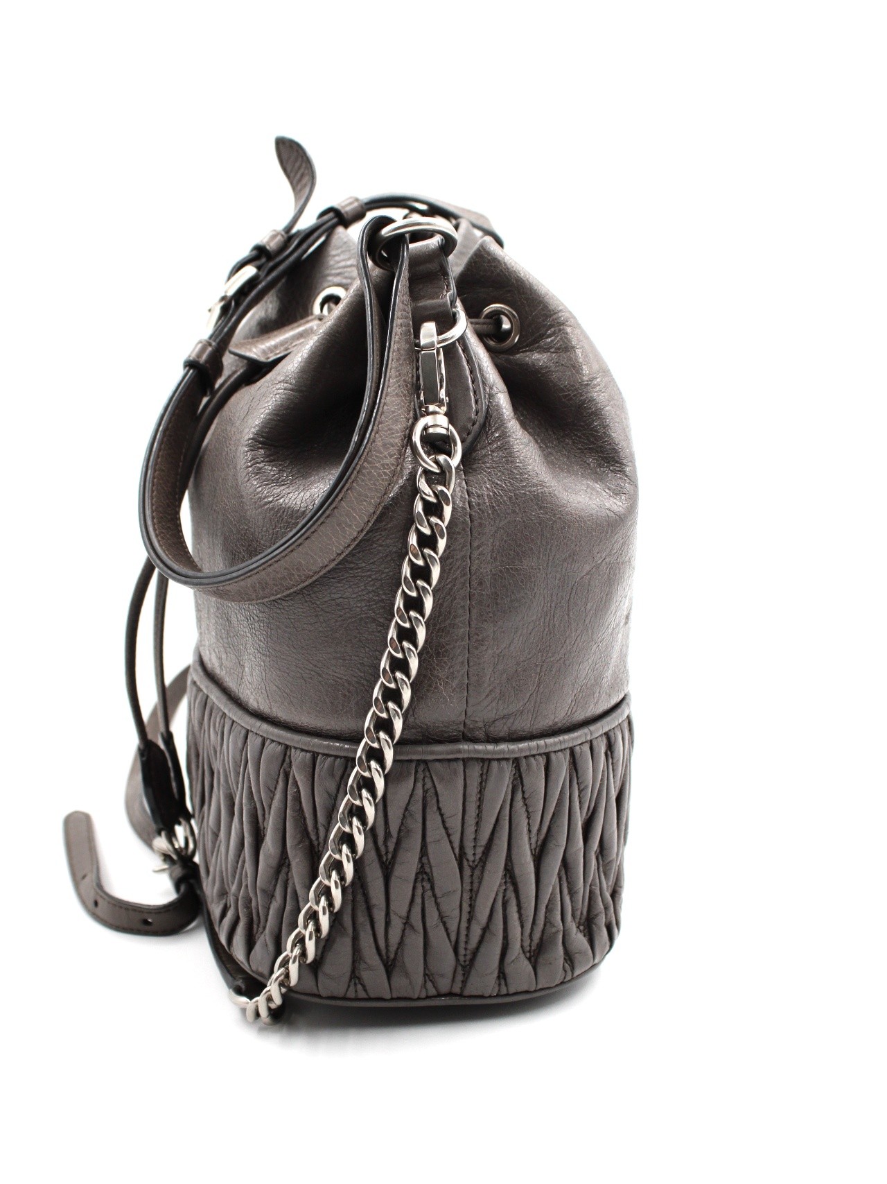 Secchiello Miu Miu in pelle thumb