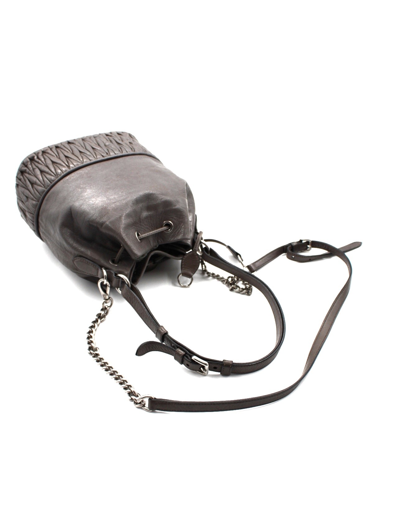 Secchiello Miu Miu in pelle thumb