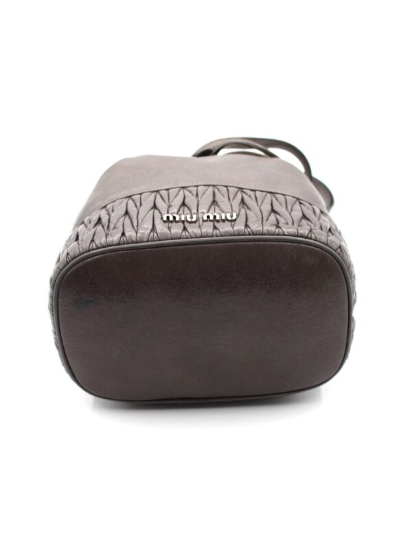Secchiello Miu Miu in pelle