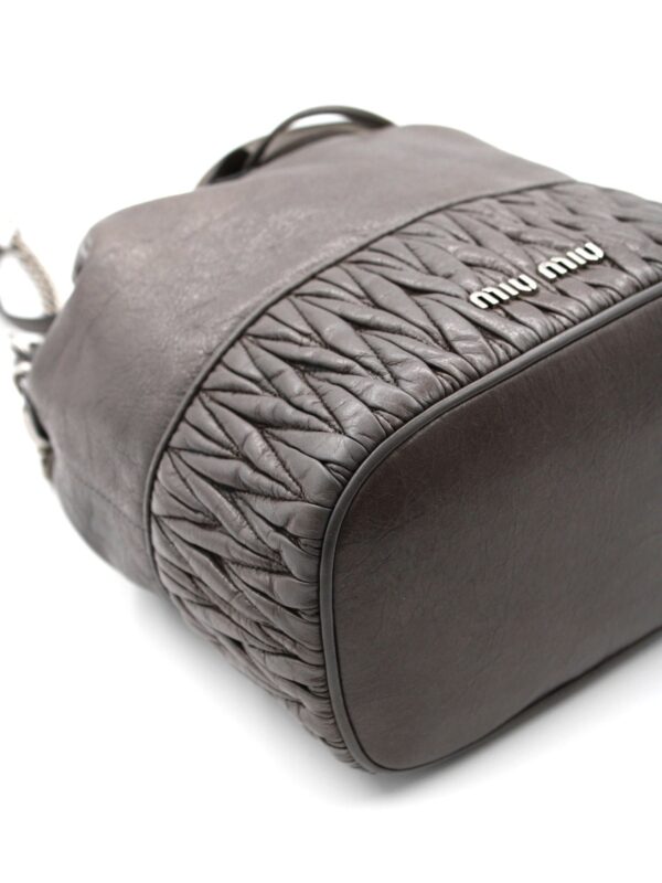 Secchiello Miu Miu in pelle