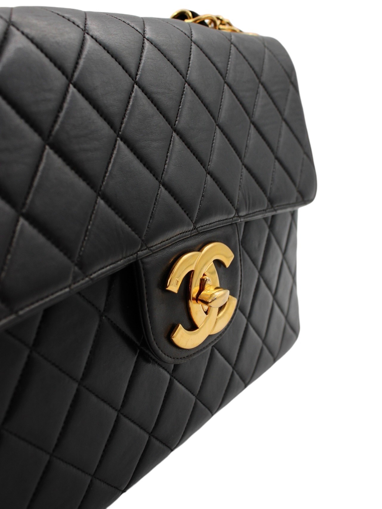 Borsa Chanel Timeless Jumbo Big Logo Vintage thumb
