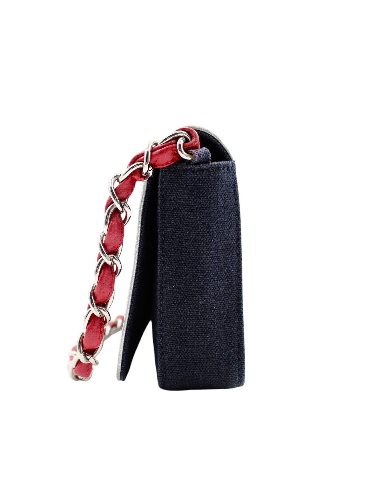 Borsa Chanel Vintage N.5 Blu e Rossa thumb