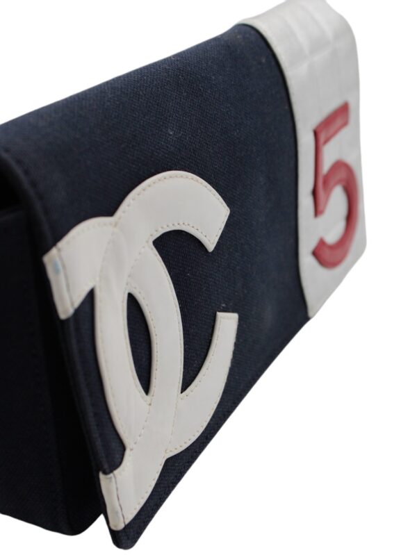 Borsa Chanel Vintage N.5 Blu e Rossa
