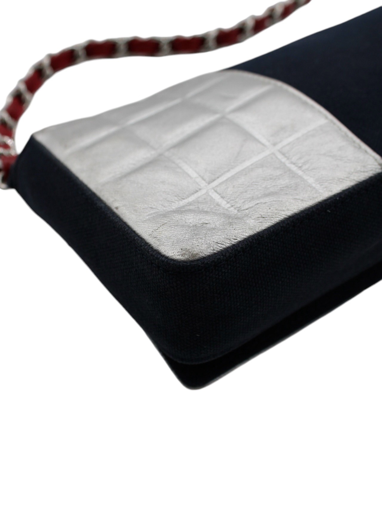 Borsa Chanel Vintage N.5 Blu e Rossa thumb