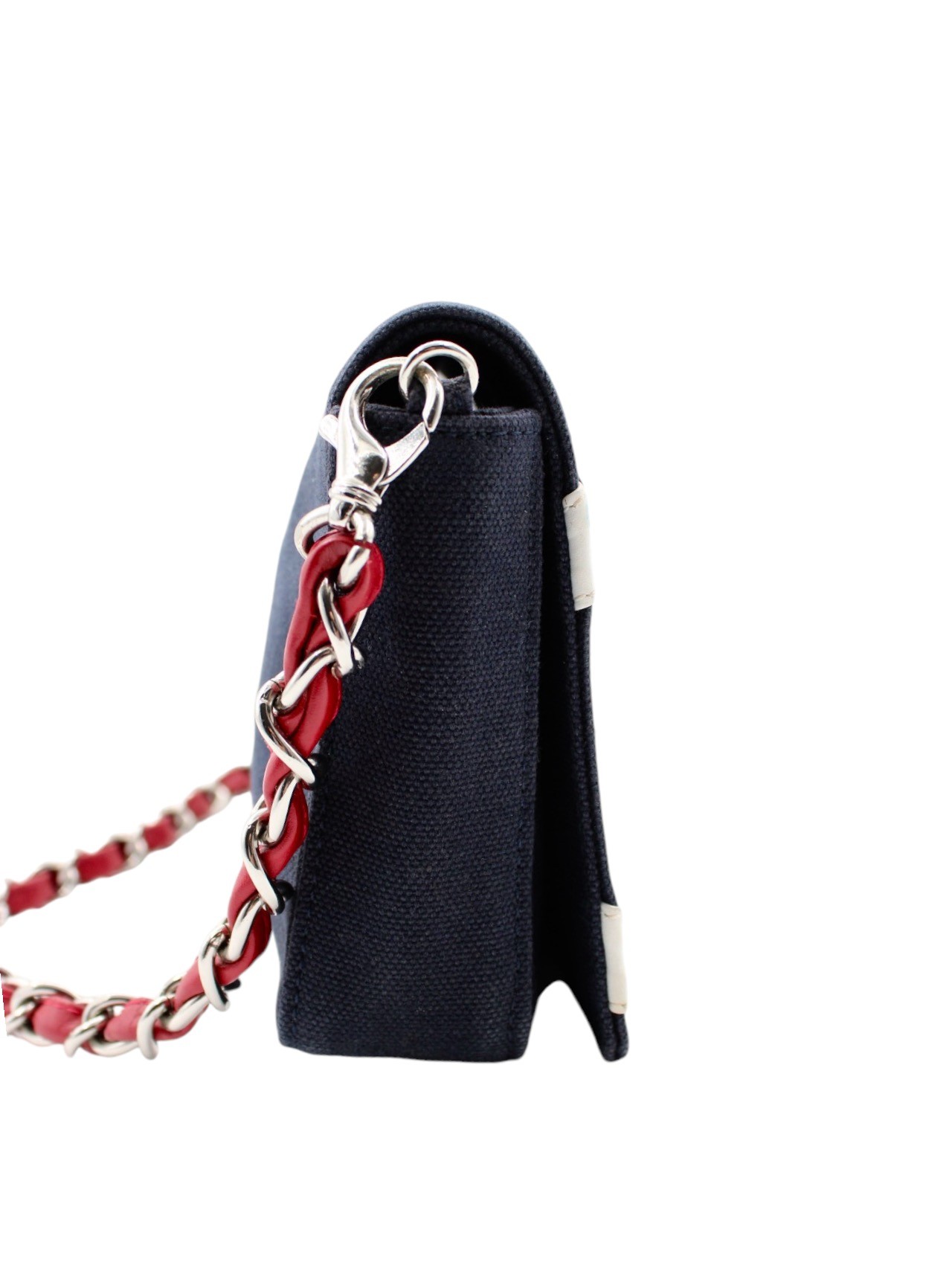 Borsa Chanel Vintage N.5 Blu e Rossa thumb