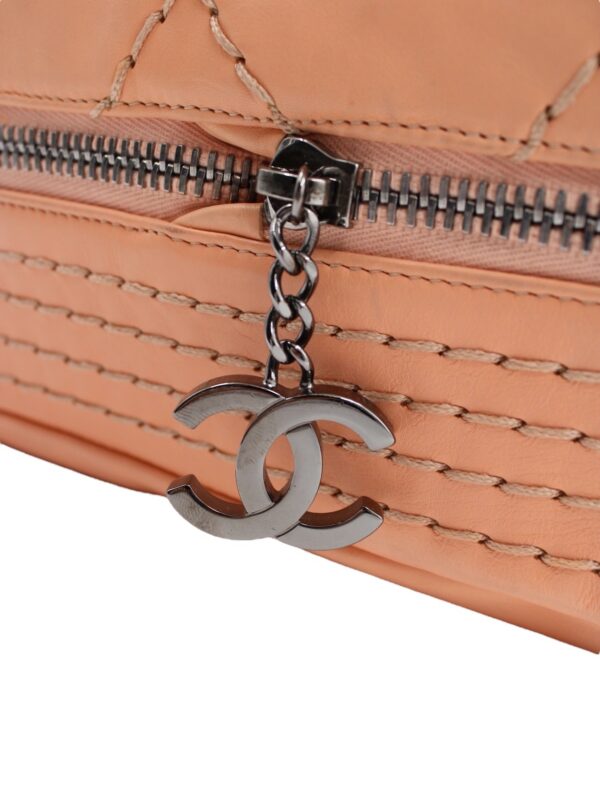 Secchiello Chanel Expandable in Pelle Salmone