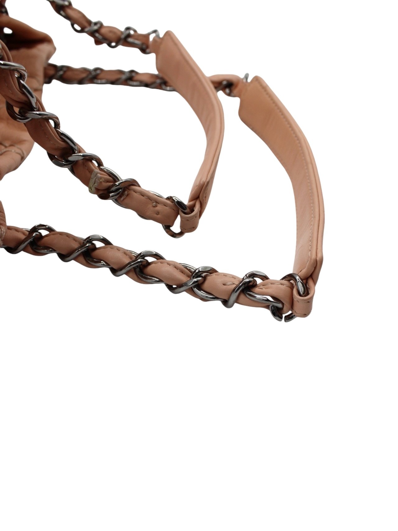Secchiello Chanel Expandable in Pelle Salmone thumb