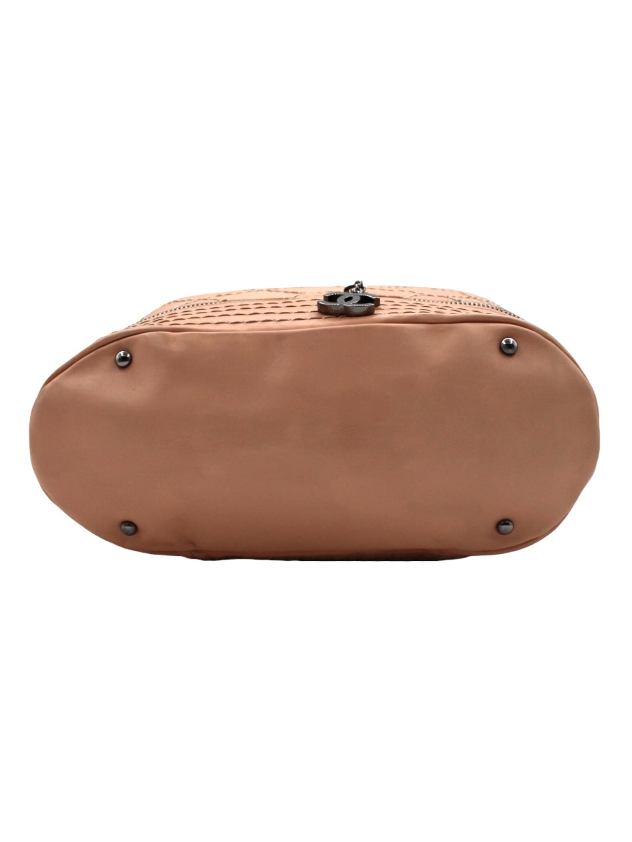 Secchiello Chanel Expandable in Pelle Salmone thumb