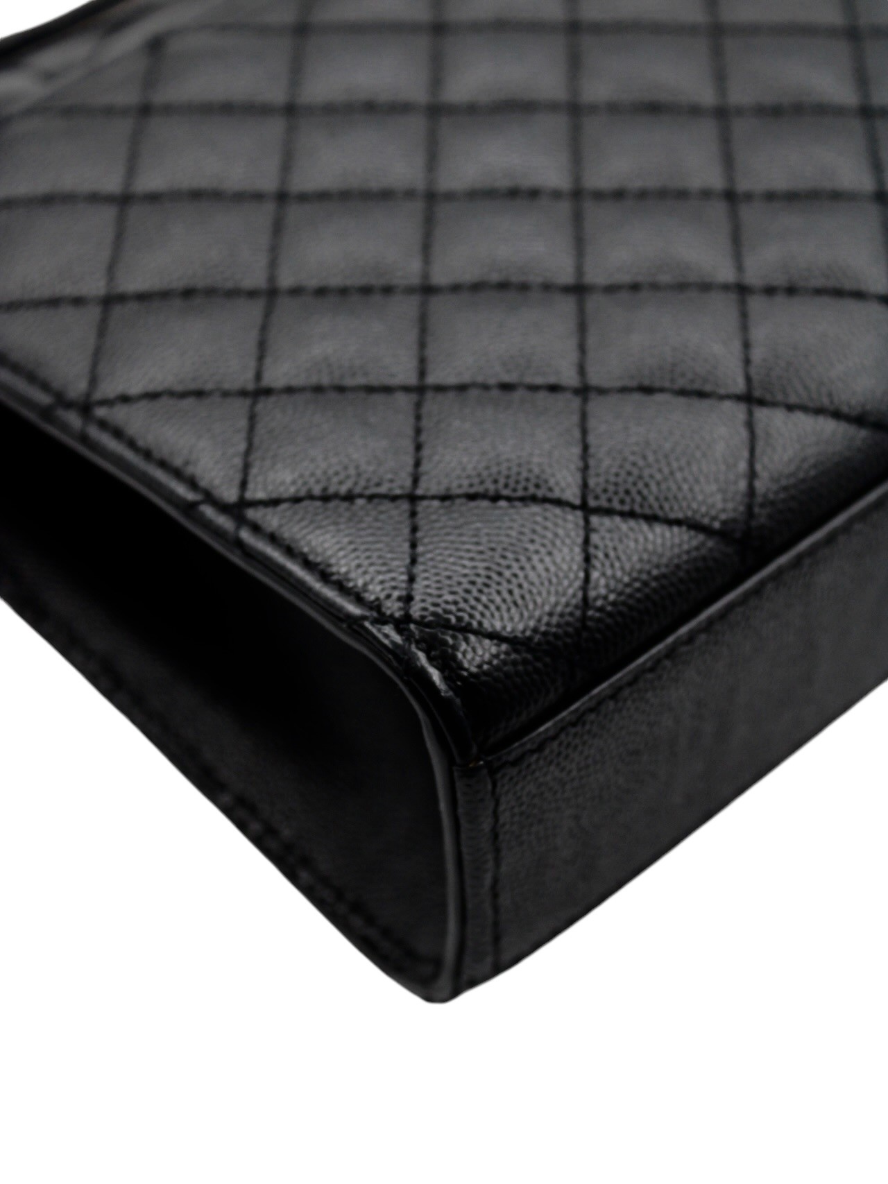 Borsa Yves Saint Laurent Envelope in Pelle Nera thumb
