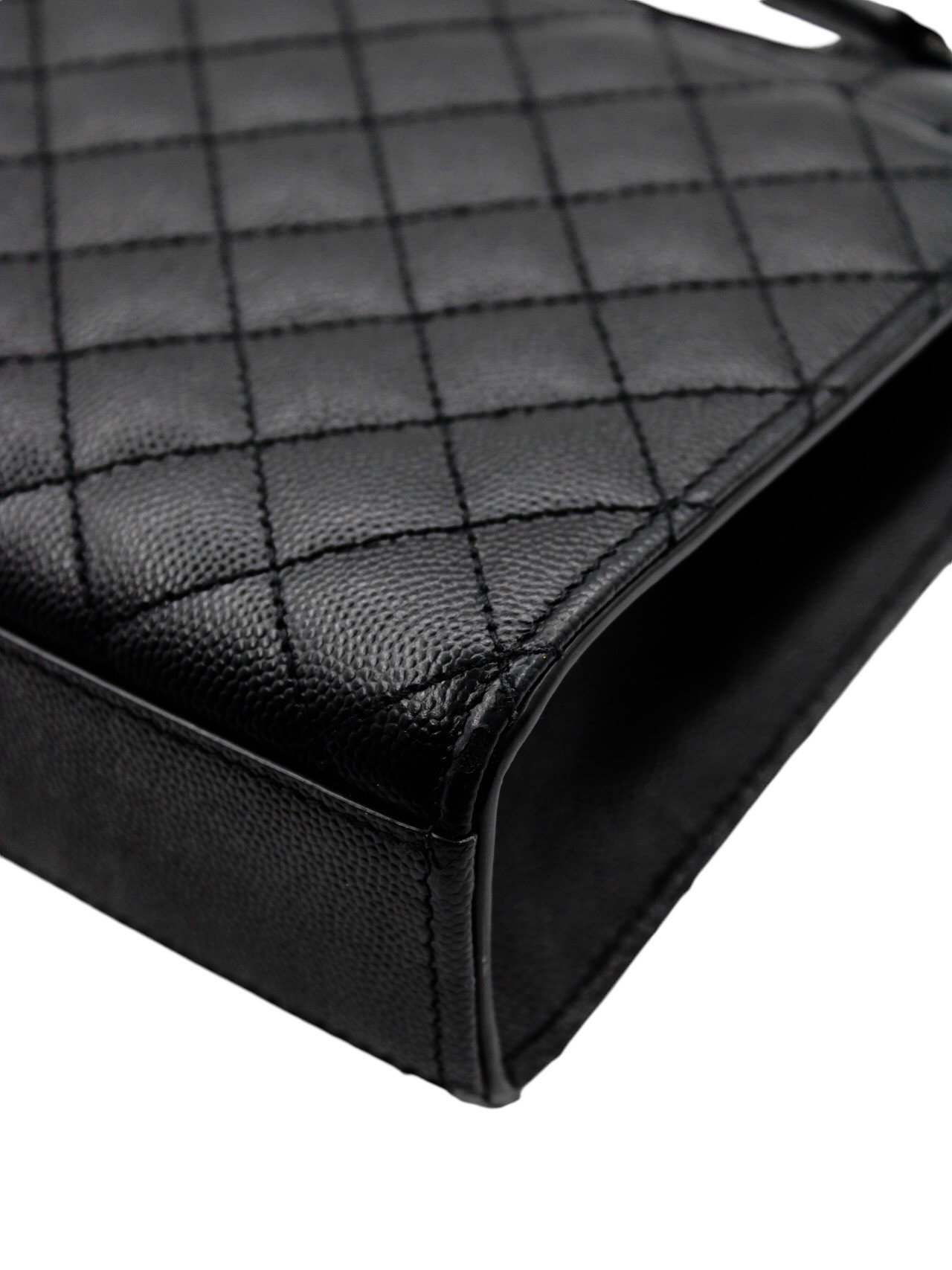 Borsa Yves Saint Laurent Envelope in Pelle Nera thumb
