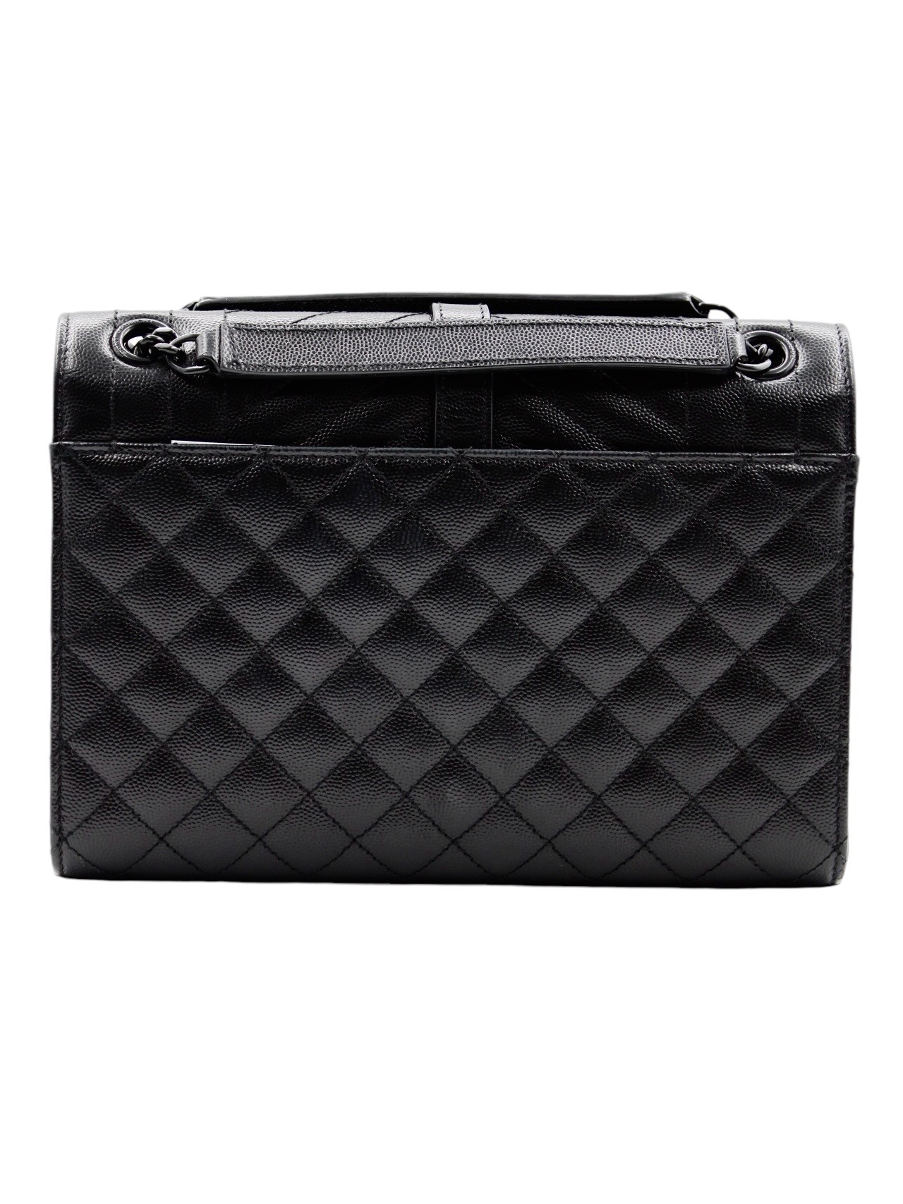 Borsa Yves Saint Laurent Envelope in Pelle Nera thumb