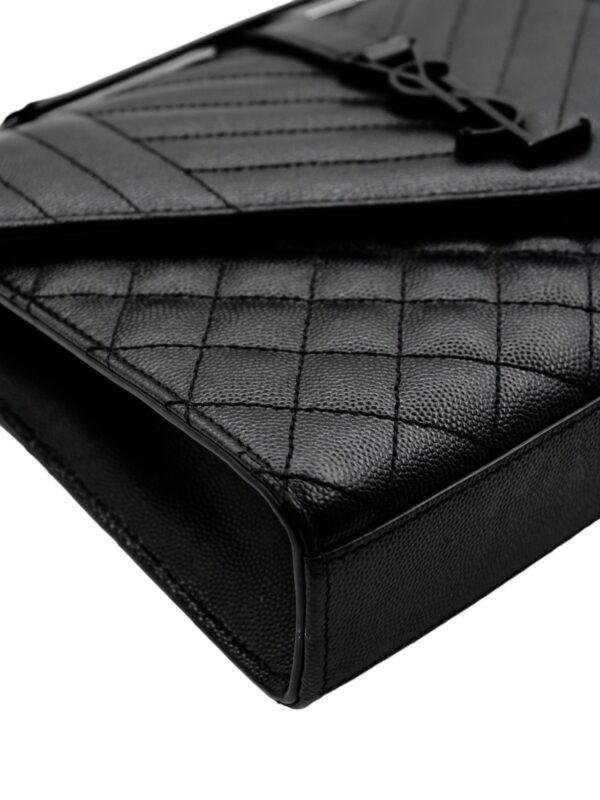 Borsa Yves Saint Laurent Envelope in Pelle Nera