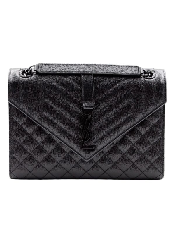 Borsa Yves Saint Laurent Envelope in Pelle Nera