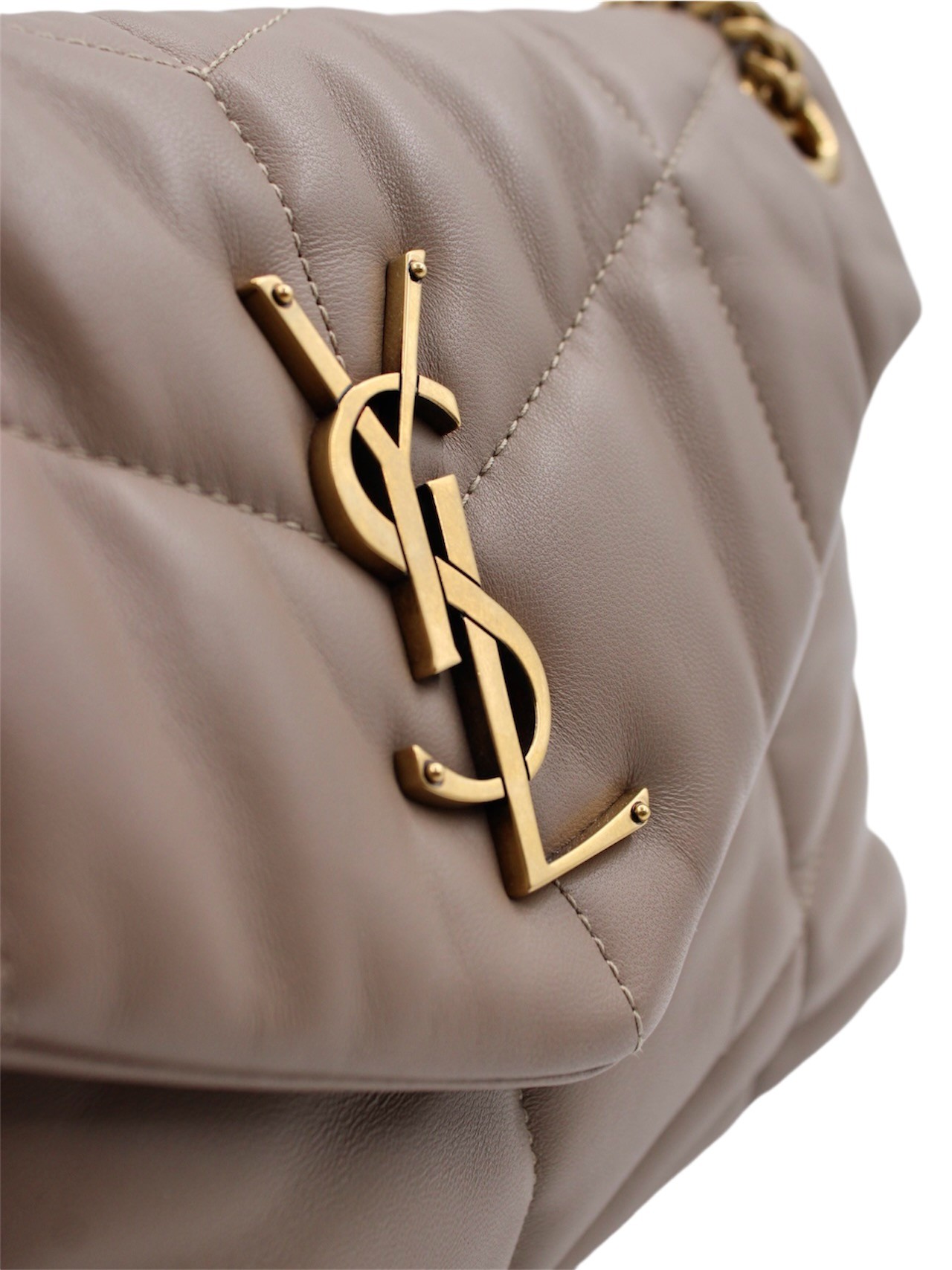 Borsa Yves Saint Laurent Puffer Small in Nappa thumb