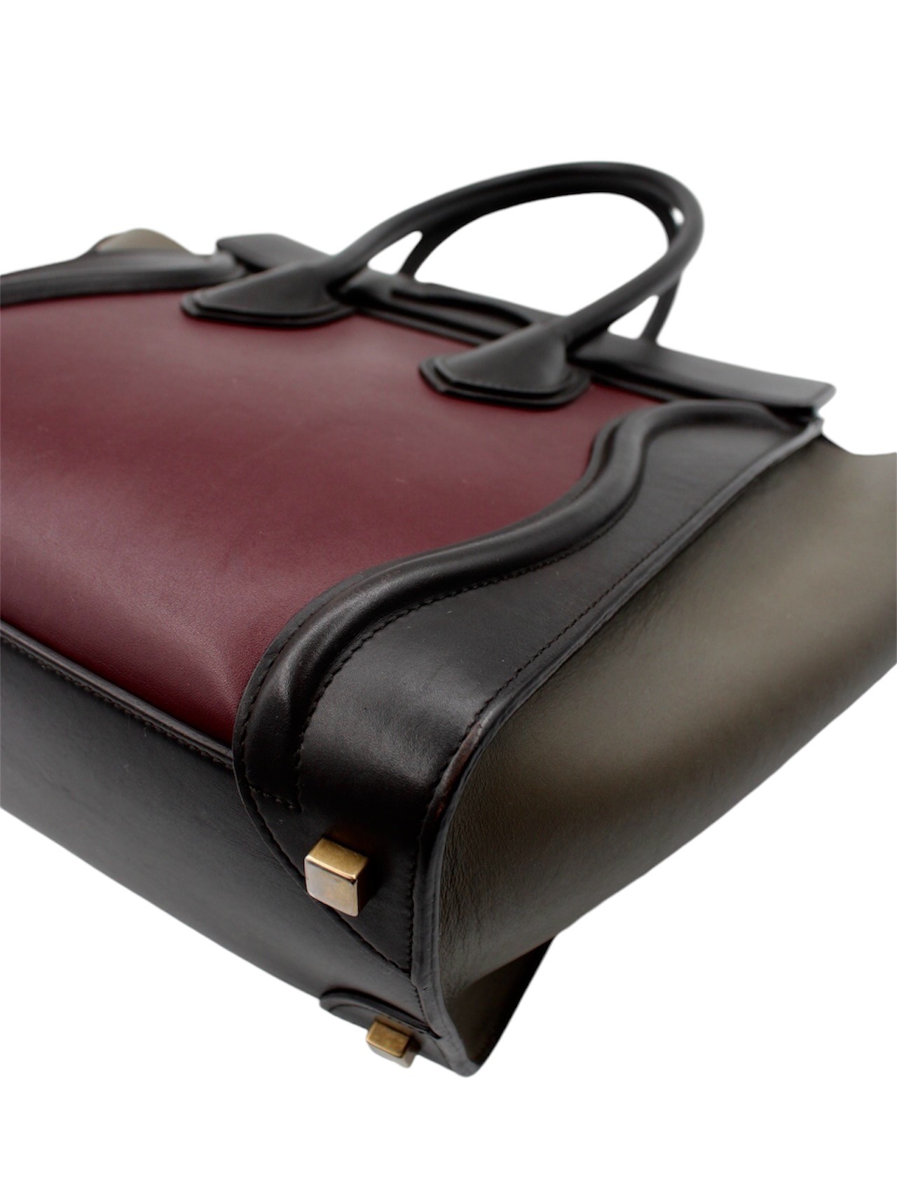 Borsa Celine Micro Luggage Tote in Pelle thumb