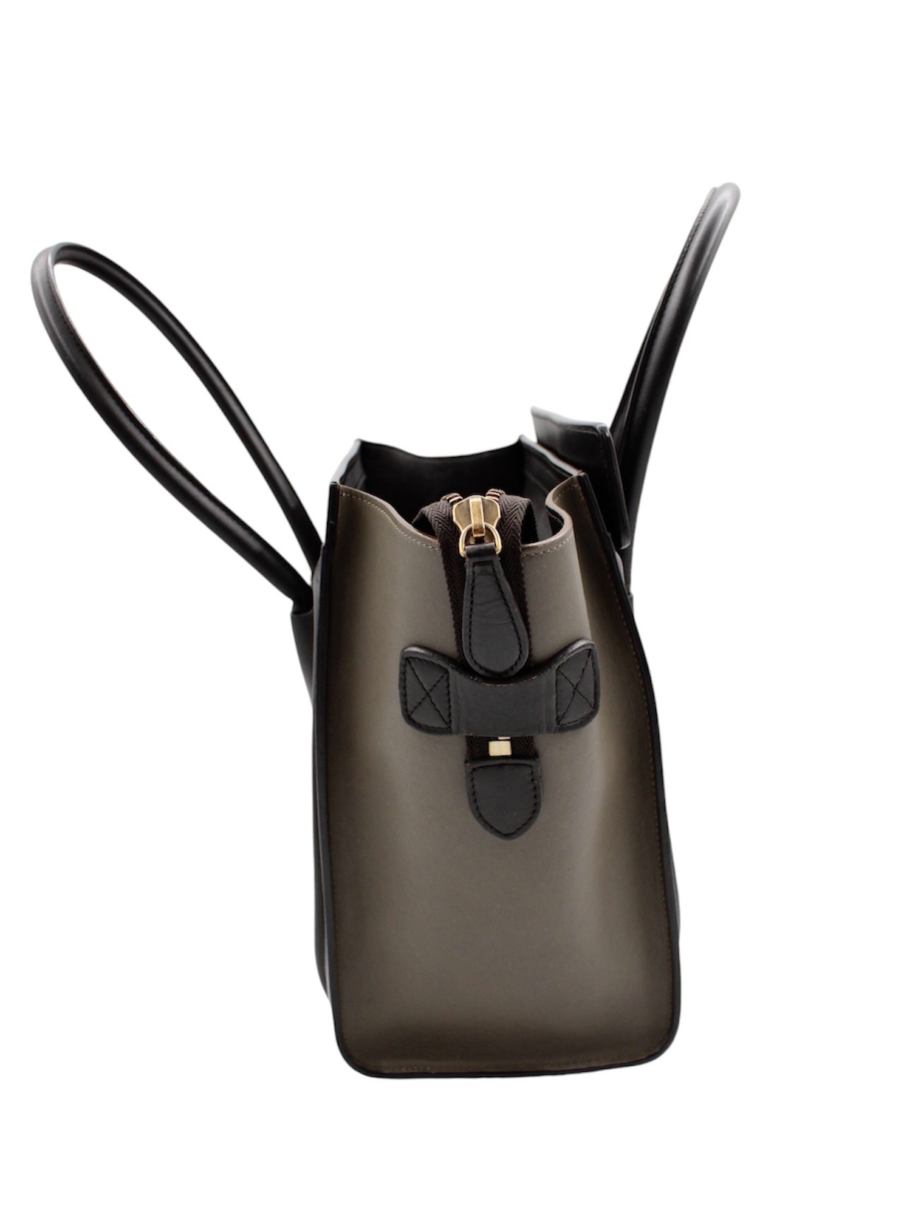 Borsa Celine Micro Luggage Tote in Pelle thumb