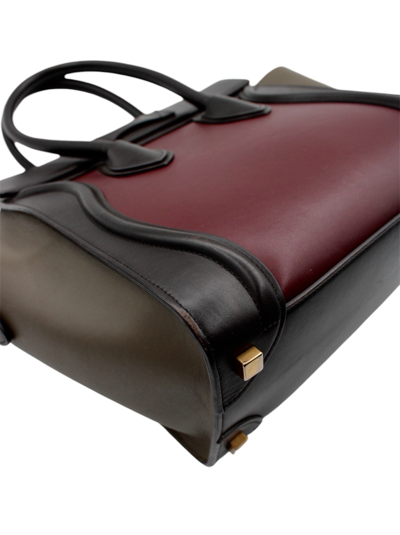 Borsa Celine Micro Luggage Tote in Pelle thumb