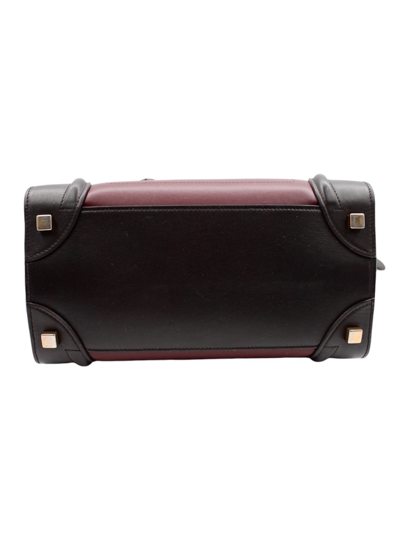 Borsa Celine Micro Luggage Tote in Pelle thumb