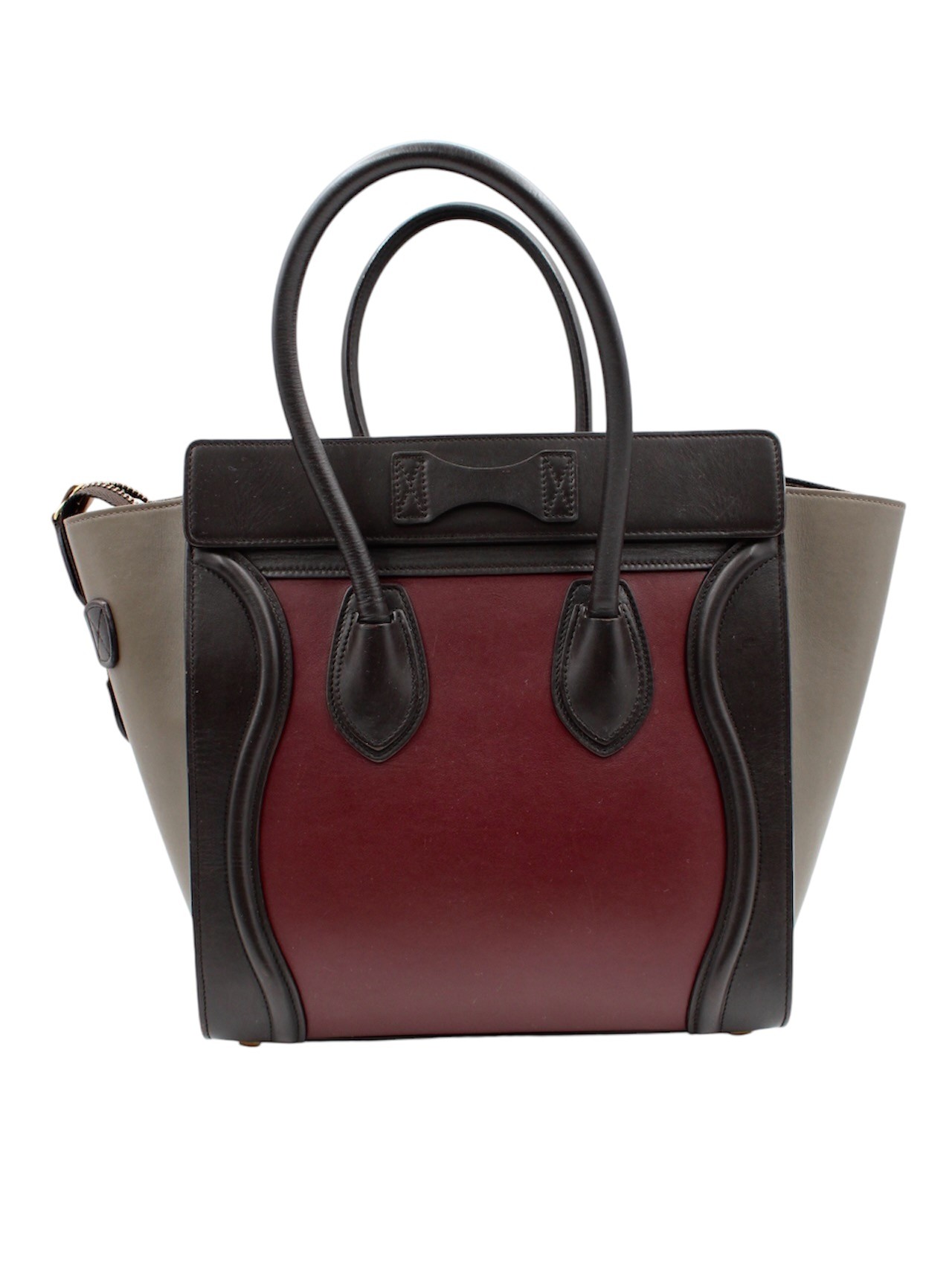 Borsa Celine Micro Luggage Tote in Pelle thumb