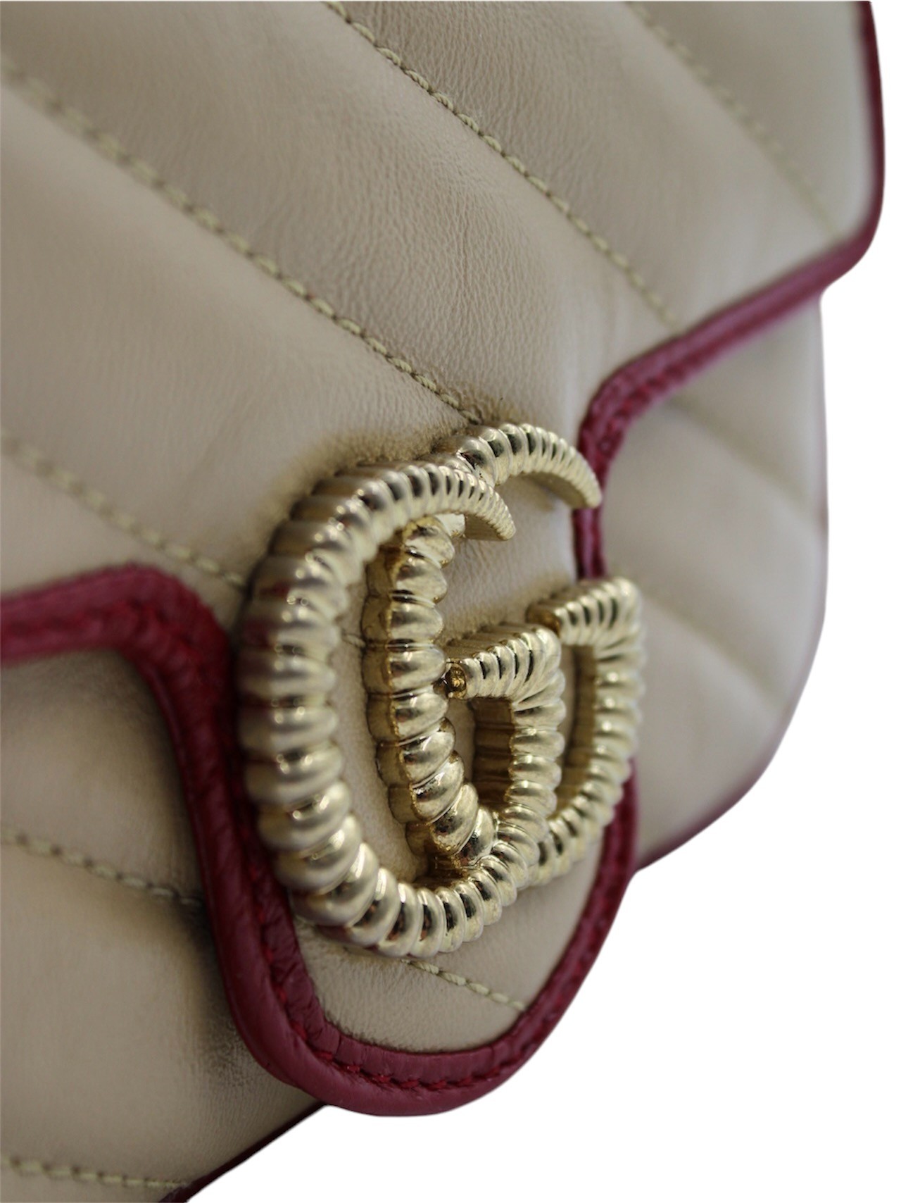 Borsa Gucci Mini GG Marmont Chevron thumb