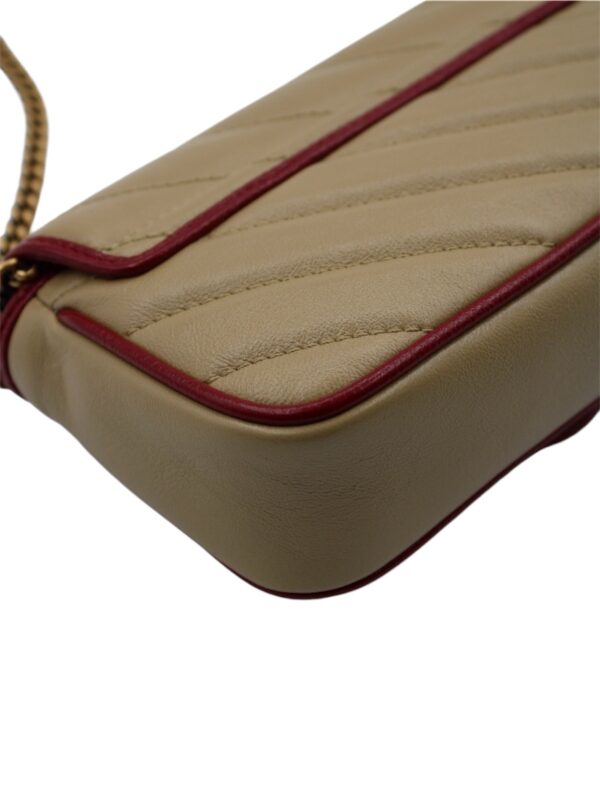 Borsa Gucci Mini GG Marmont Chevron