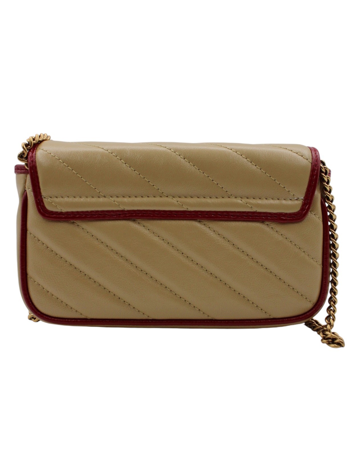 Borsa Gucci Mini GG Marmont Chevron thumb