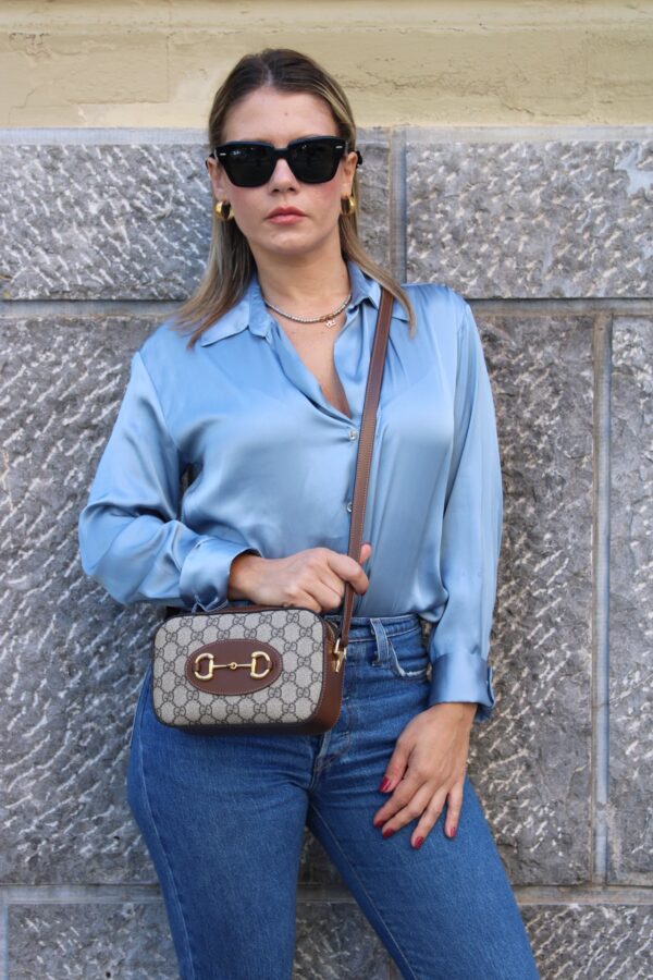 Mini borsa Gucci Horsebit 1955