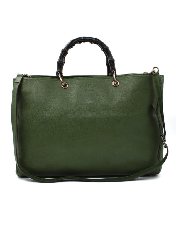 Borsa Gucci Bamboo Verde