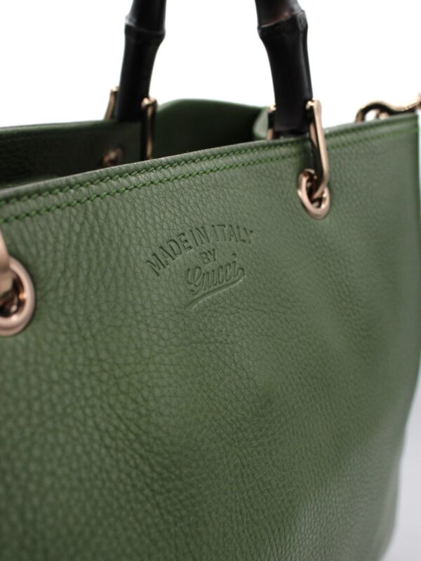 Borsa Gucci Bamboo Verde