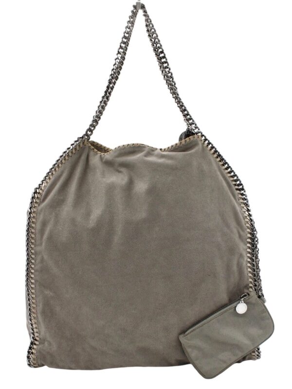 Borsa Stella McCartney Falabella 2 Catene con Pochette Grigia Large