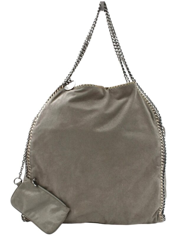Borsa Stella McCartney Falabella 2 Catene con Pochette Grigia Large