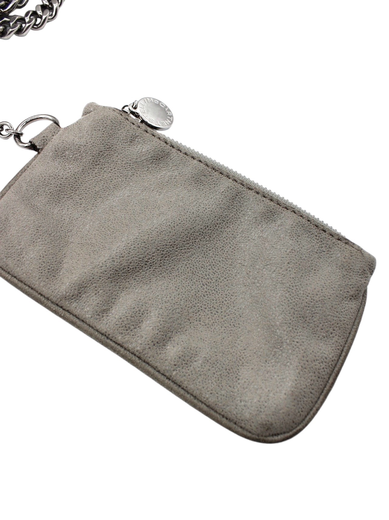 Borsa Stella McCartney Falabella 2 Catene con Pochette Grigia Large thumb