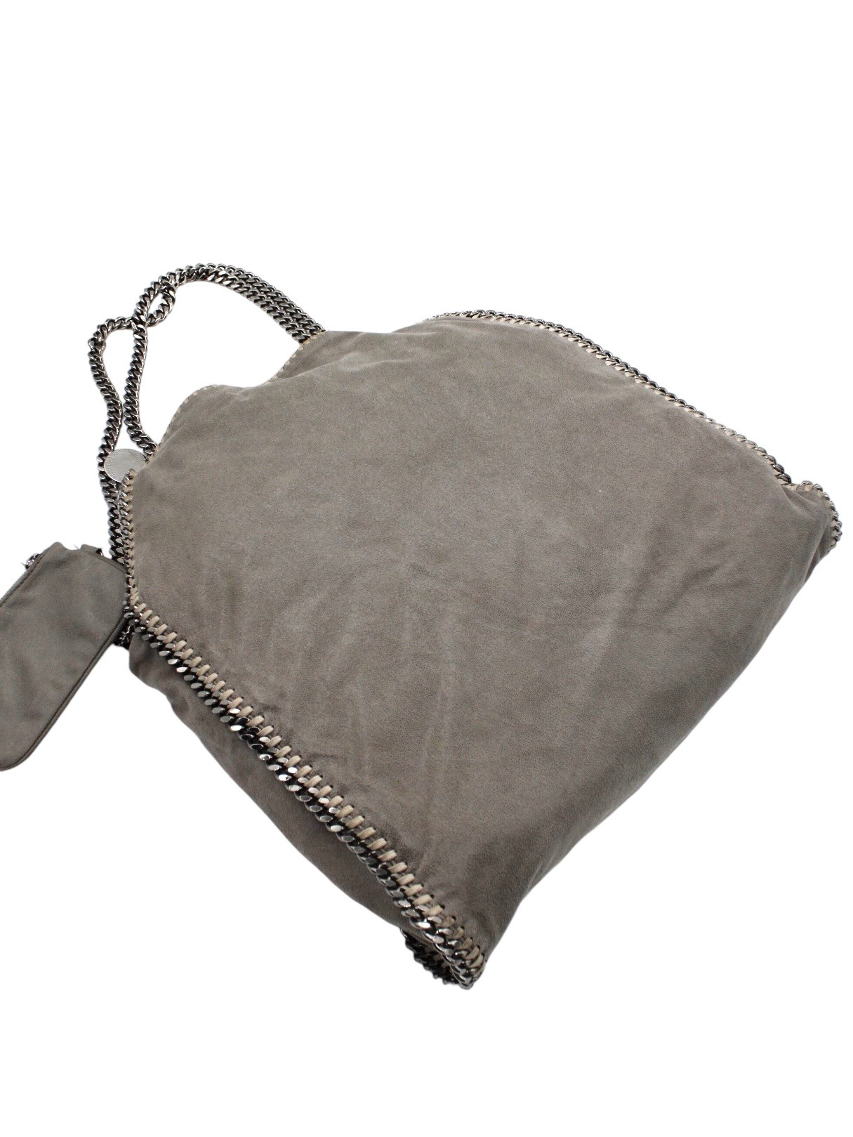 Borsa Stella McCartney Falabella 2 Catene con Pochette Grigia Large thumb