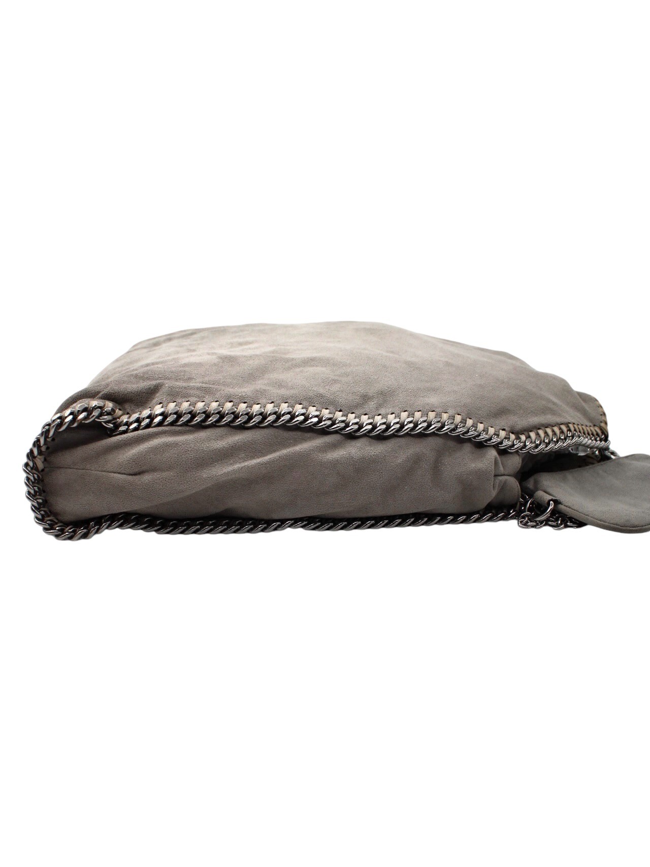 Borsa Stella McCartney Falabella 2 Catene con Pochette Grigia Large thumb