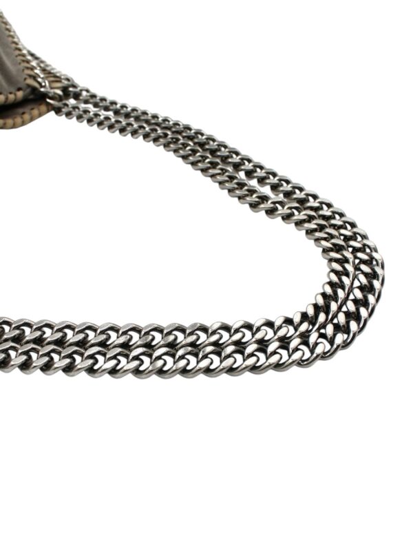 Borsa Stella McCartney Falabella 2 Catene con Pochette Grigia Large