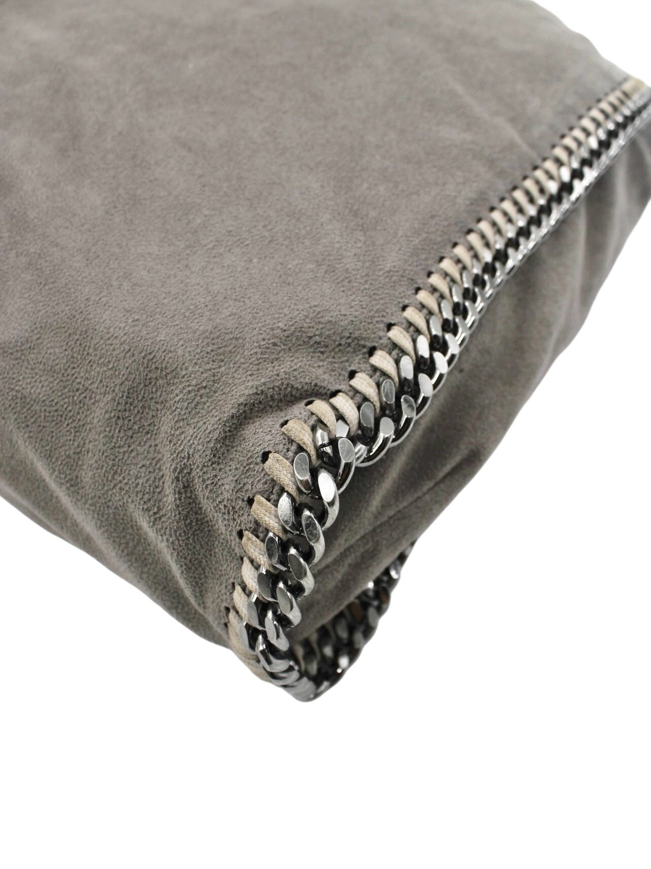 Borsa Stella McCartney Falabella 2 Catene con Pochette Grigia Large thumb
