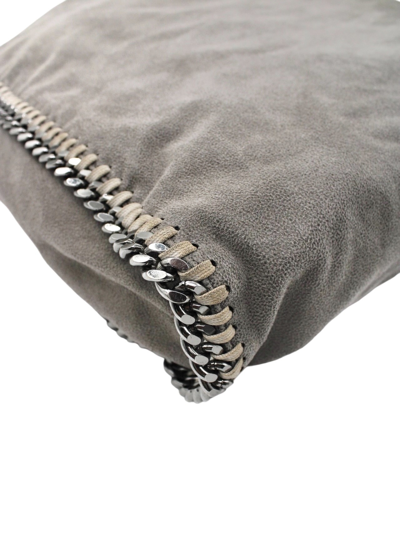 Borsa Stella McCartney Falabella 2 Catene con Pochette Grigia Large thumb