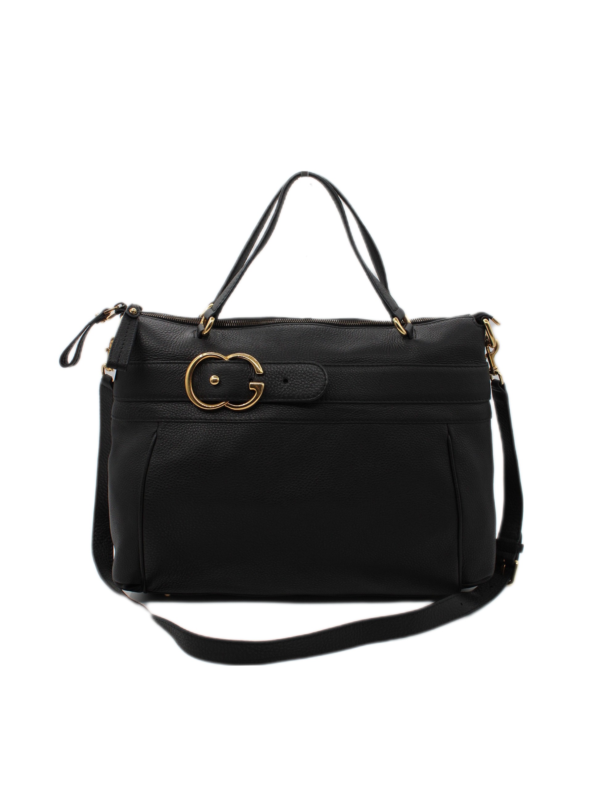 Shopper Gucci in pelle nera thumb