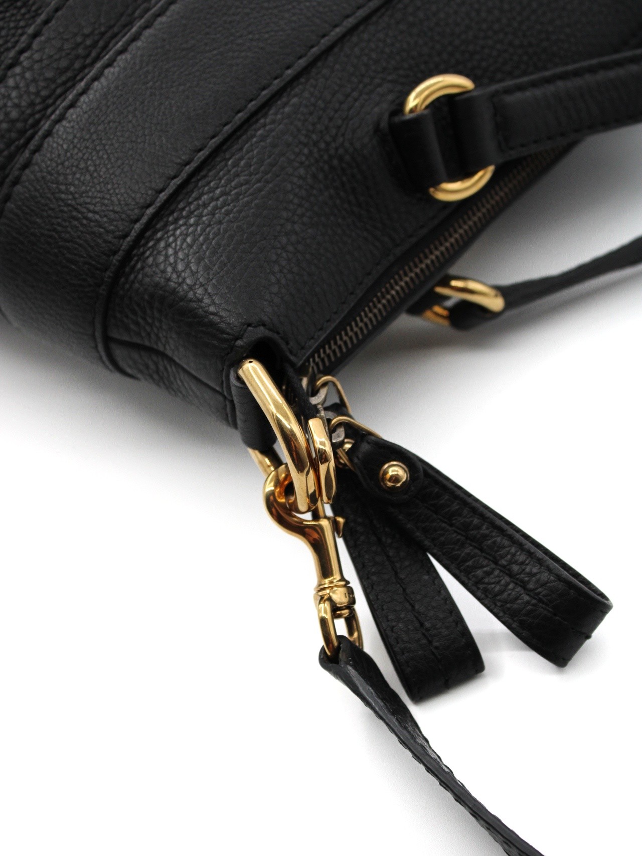 Shopper Gucci in pelle nera thumb