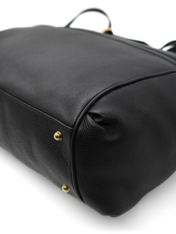 Shopper Gucci in pelle nera