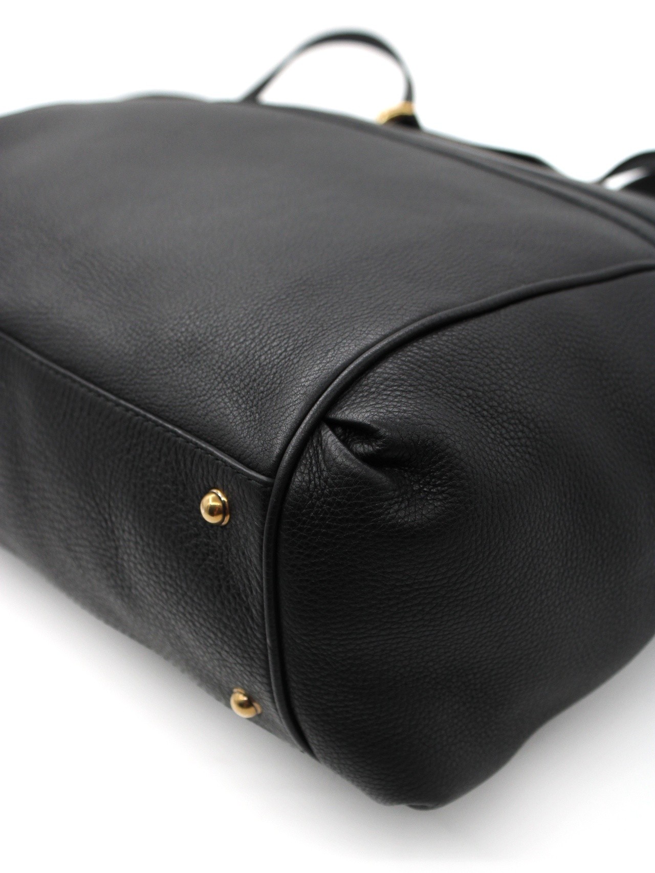 Shopper Gucci in pelle nera thumb