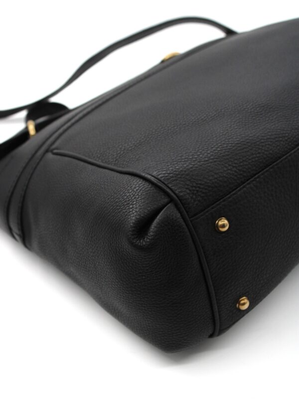 Shopper Gucci in pelle nera