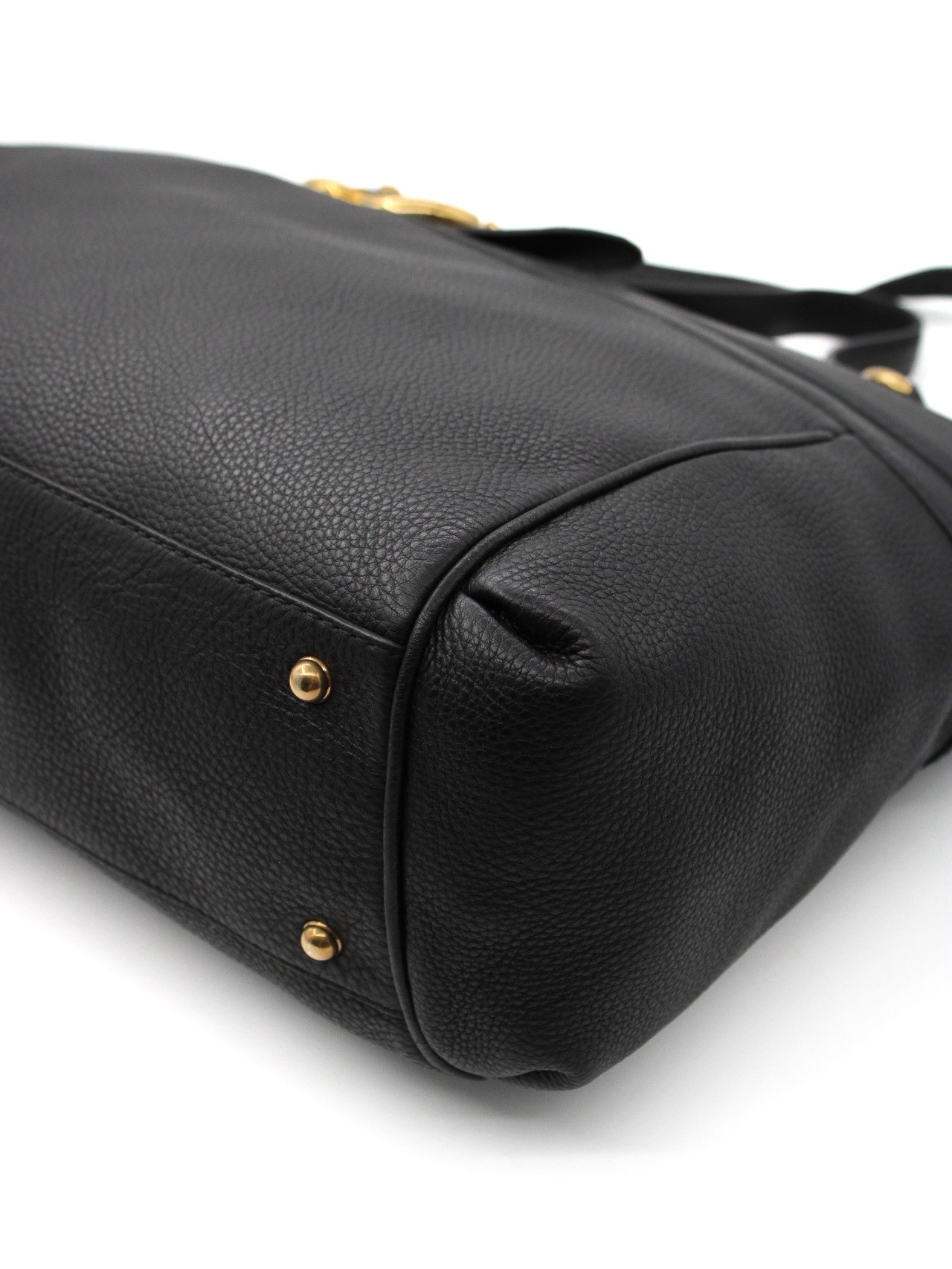 Shopper Gucci in pelle nera thumb
