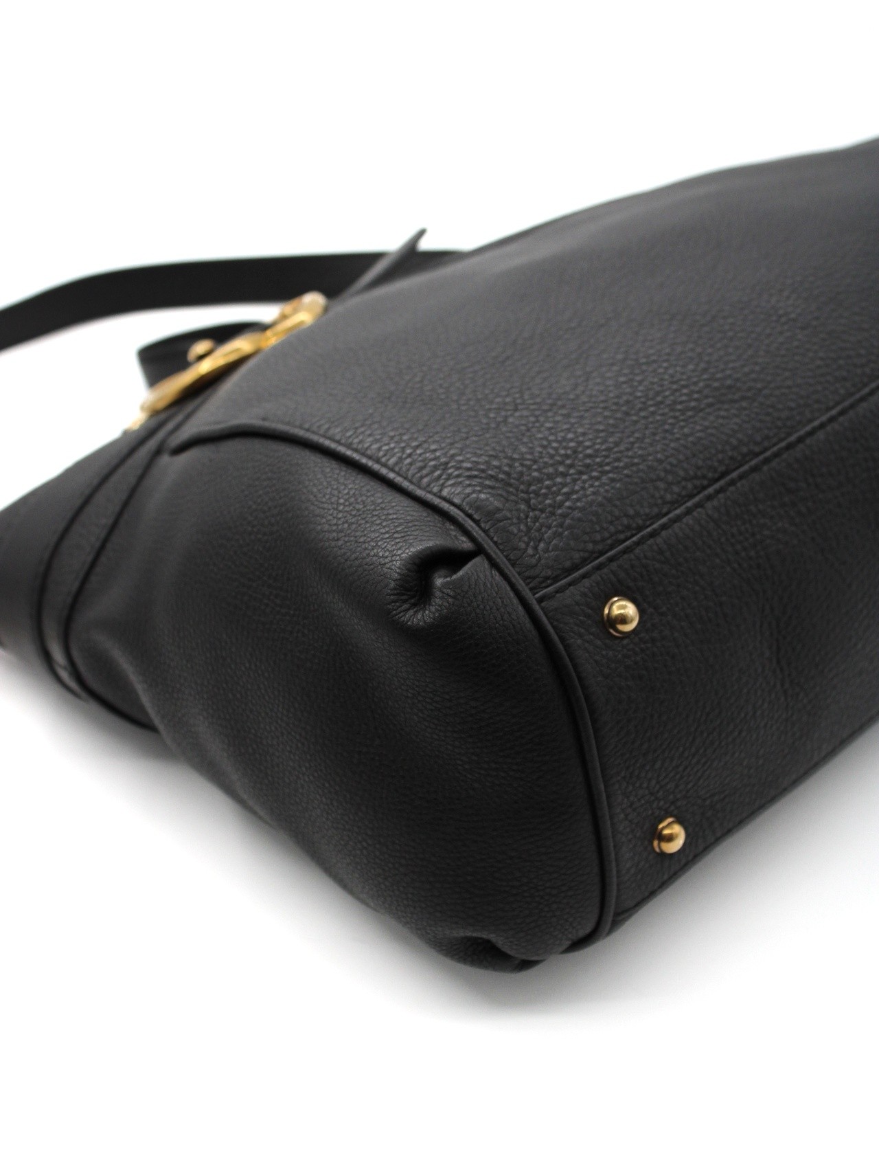Shopper Gucci in pelle nera thumb