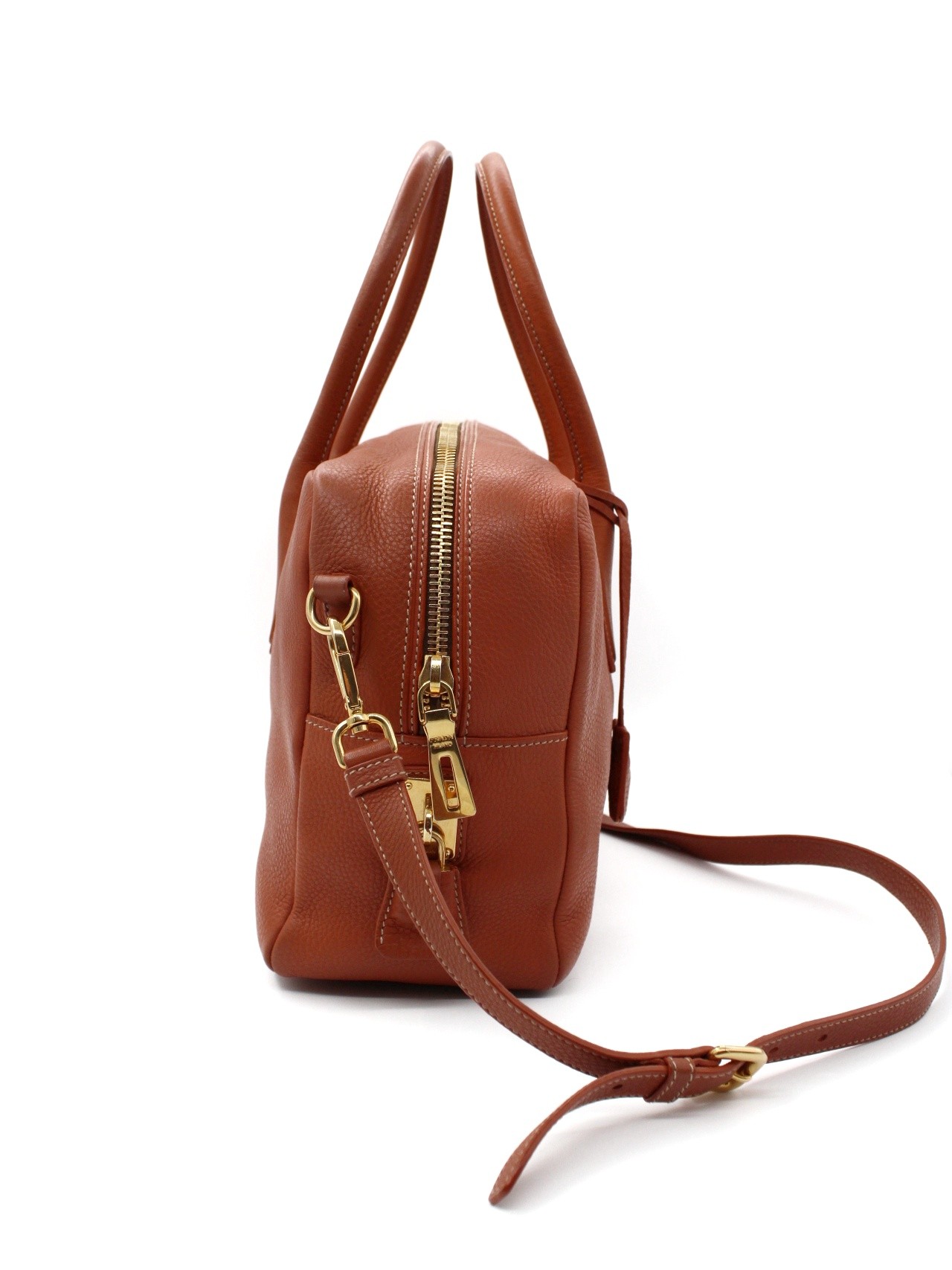 Bauletto Prada in pelle martellata thumb