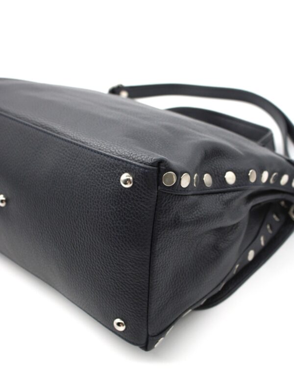 Borsa Zanellato postina M in pelle blu