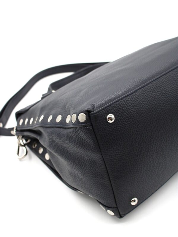 Borsa Zanellato postina M in pelle blu